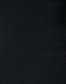 Fabric image thumbnail - Jason Wu - Black Wool Curved Neck Sweater