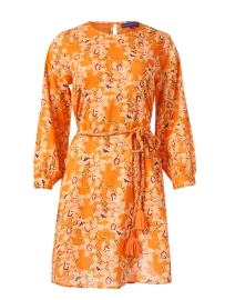 Dorotea Orange Floral Dress