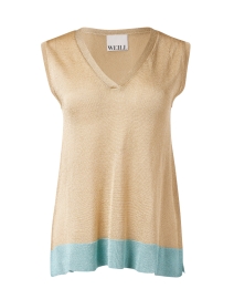 Product image thumbnail - Weill - Fergie Gold and Blue Tank