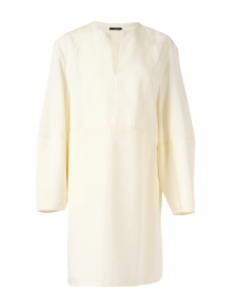 Dasia Ivory Silk Blend Dress