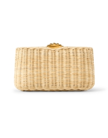 Back image thumbnail - Poolside - The Classica Rattan Shell Clutch