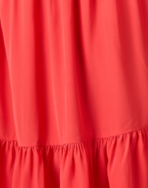 Fabric image thumbnail - Soler - Pauline Coral Print Silk Dress