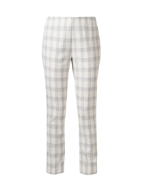 Product image thumbnail - Peace of Cloth - Annie Grey Plaid Pull On Pant