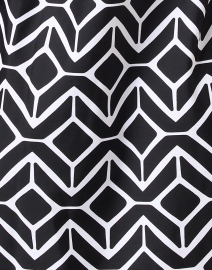 Fabric image thumbnail - Jude Connally - Susanna Black and White Print Shirt Dress