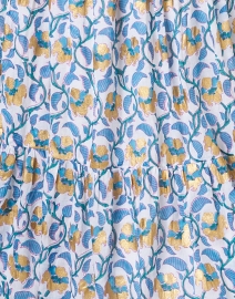 Fabric image thumbnail - Oliphant - Blue and Gold Print Cotton Dress