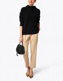 Look image thumbnail - Vince - Black Boiled Cashmere Sweater