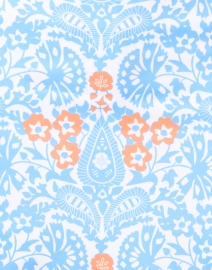 Fabric image thumbnail - Gretchen Scott - Blue and Orange Print Jersey Skort