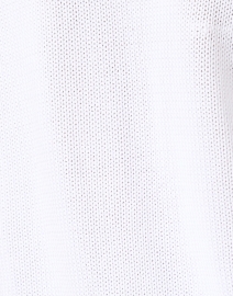 Fabric image thumbnail - Kinross - White Cotton Polo Sweater