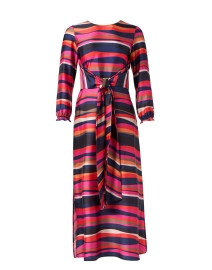 Product image thumbnail - Vilagallo - Agustina Multi Stripe Print Dress