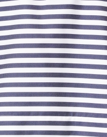 Fabric image thumbnail - Hinson Wu - Aileen Navy and White Striped Cotton Shirt