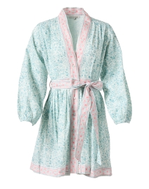 Clotilde Blue and Pink Printed Dress