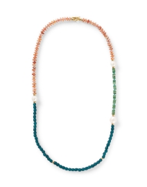 Extra_1 image thumbnail - Lizzie Fortunato - Cabana Pearl and Stone Beaded Necklace