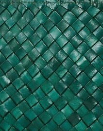 Fabric image thumbnail - Loeffler Randall - Marison Green Woven Leather Bag
