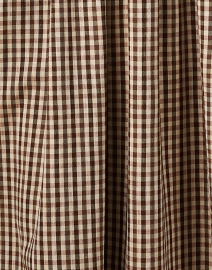 Fabric image thumbnail - L.K. Bennett - Rae Brown Gingham Dress