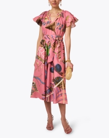 Look image thumbnail - Soler - Dolores Pink Print Cotton Dress