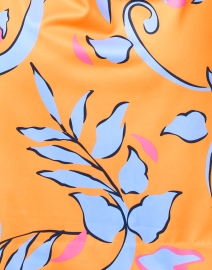 Fabric image thumbnail - Gretchen Scott - Orange Floral Printed Jersey Dress