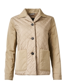 Sacco Tan Quilted Jacket