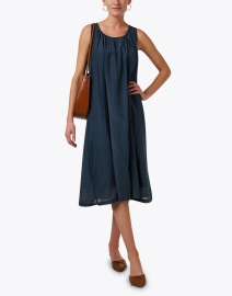 Look image thumbnail - CP Shades - Sia Blue Cotton Silk Dress