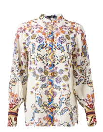 Shelby Ivory Paisley Print Blouse