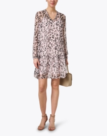 Look image thumbnail - Marc Cain Sports - Lavender Leopard Print Dress
