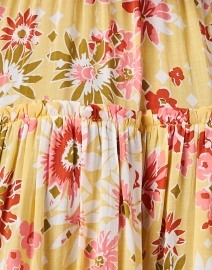 Fabric image thumbnail - Poupette St Barth - Clara Yellow Floral Print Dress