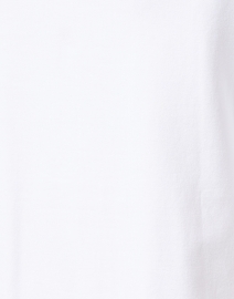 Fabric image thumbnail - E.L.I. - White Eyelet Cuff Detail Top