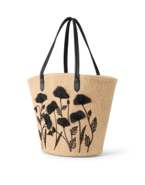 Front image thumbnail - Frances Valentine - Woven Embroidered Tote Bag 