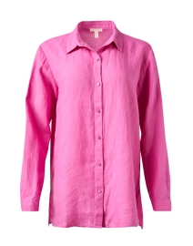 Product image thumbnail - Eileen Fisher - Pink Linen Shirt