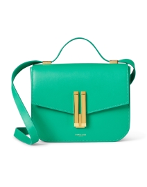Product image thumbnail - DeMellier - Vancouver Green Leather Crossbody Bag