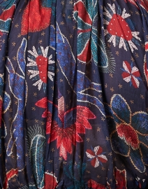 Fabric image thumbnail - Farm Rio - Red and Blue Multi Print Cotton Top