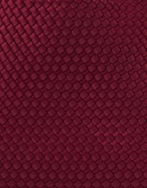 Fabric image thumbnail - Naghedi - St. Barths Medium Burgundy Woven Handbag