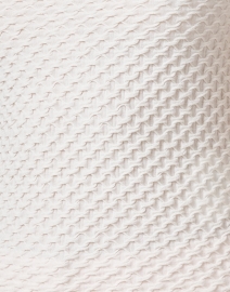 Fabric image thumbnail - Emporio Armani - White Textured Jersey T-Shirt