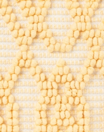 Fabric image thumbnail - Casa Isota - Ava Yellow Geo Woven Cotton Shoulder Bag