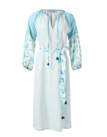 Avah Blue Multi Print Dress