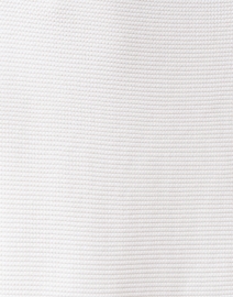 Fabric image thumbnail - Kinross - White Garter Stitch Cotton Sweater