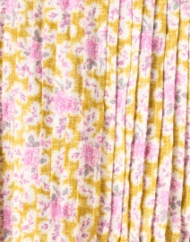 Fabric image thumbnail - D'Ascoli - Delphine Yellow and Pink Print Top