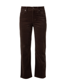Brown Corduroy Straight Ankle Jean