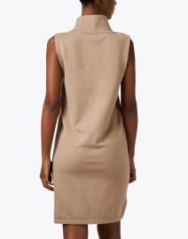 Back image thumbnail - Burgess - Paris Tan Cotton Cashmere Dress
