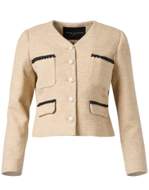 Product image thumbnail - Tara Jarmon - Versailles Beige Cotton Jacket 