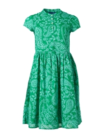 Product image thumbnail - Ro's Garden - Feloi Green Paisley Print Dress