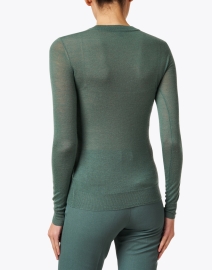 Back image thumbnail - Joseph - Green Cashmere Sweater