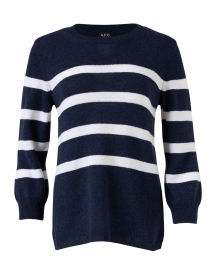 Lizzy Navy and White Stripe Sweater
