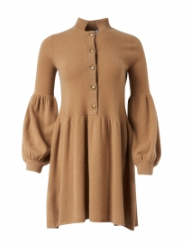 Product image thumbnail - Madeleine Thompson - Charleston Camel Knit Cashmere Dress