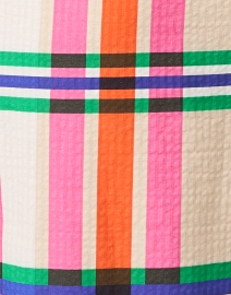 Fabric image thumbnail - Vilagallo - Mariya Beige Multi Plaid Shirt Dress