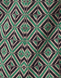 Fabric image thumbnail - Vilagallo - Antonet Green Geo Print Blazer