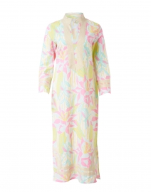 Pastel Palms Cotton Tunic Dress