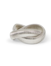 Product image thumbnail - Janis by Janis Savitt - Silver Twist Cobra Bracelet