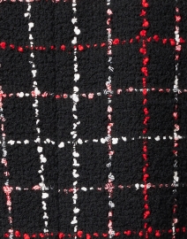 Edward Achour - Black, White and Red Tweed Short Jacket 