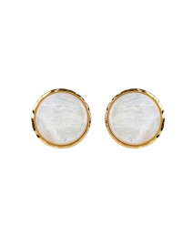 Mother of Pearl Clip-On Earrings