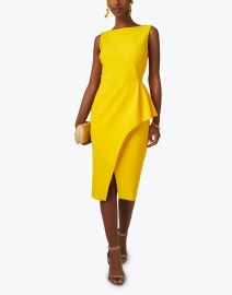 Look image thumbnail - Chiara Boni La Petite Robe - Goro Yellow Dress